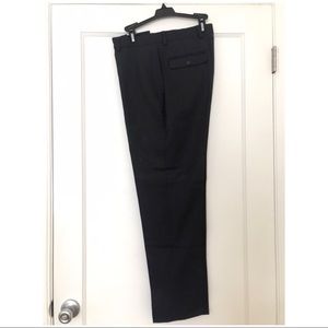 J. Crew Dark Gray and White Pinstripe Dress Pant